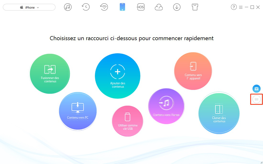 Comment transférer des photos iPhone vers PC – étape 1