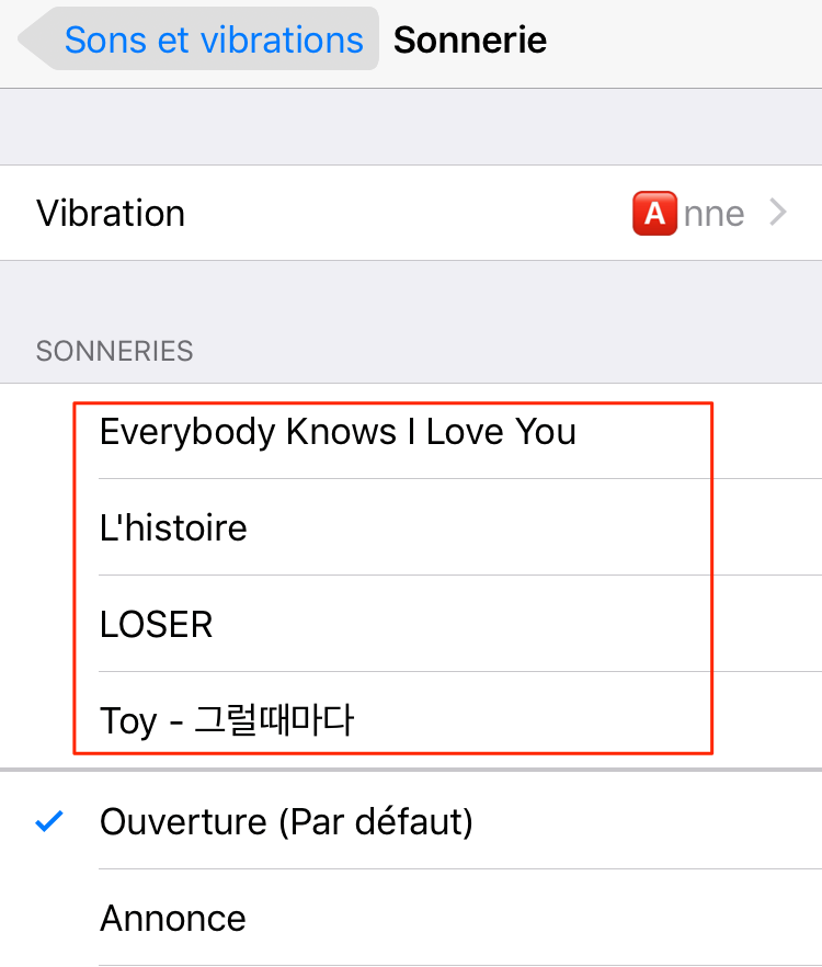 Comment synchroniser sonneries iTunes vers iPhone 7 – étape 4