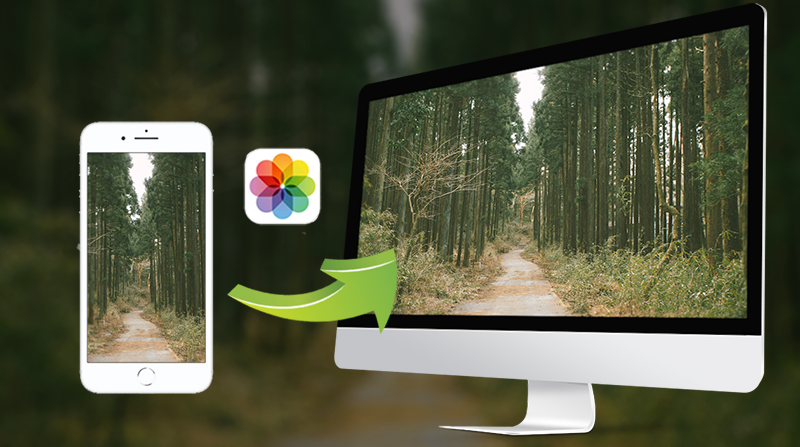 comment voir photos iphone sur mac