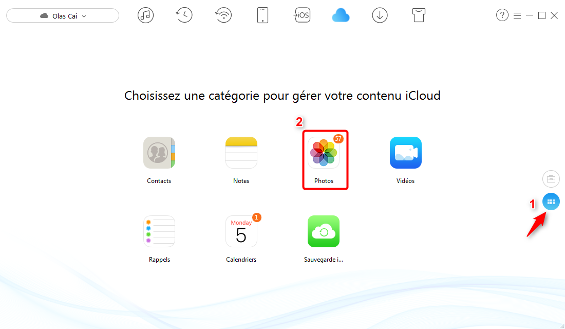 comment voir ses donnees sur icloud