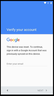 Débloquer Android avec compte Gmail