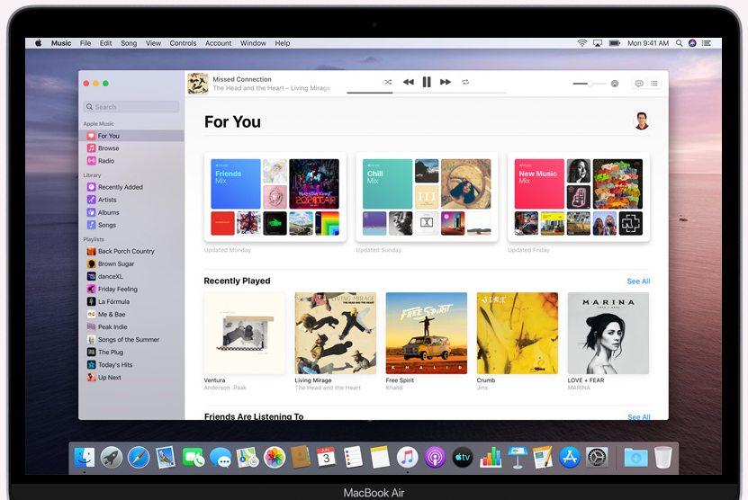 Apple Music sur Mac