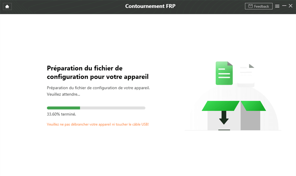 Préparation du contournement FRP