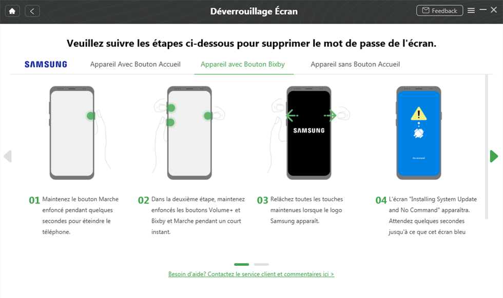 Samsung avec bouton Bixby
