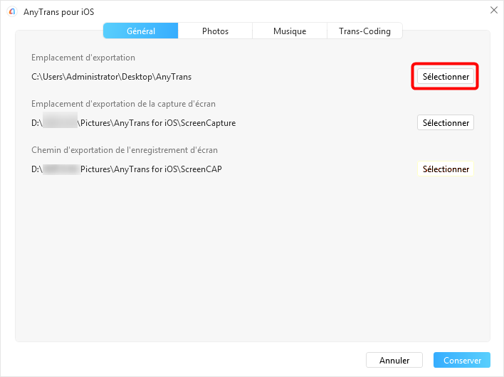 Transférer les photos d'iCloud sur un disque dur externe iMobie