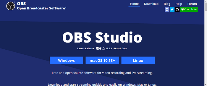 Enregistrer vidéo streaming Mac avec OBS