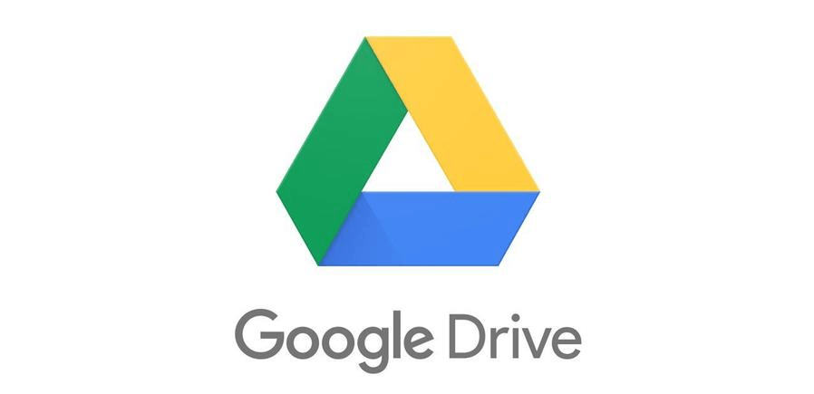 Logo Google Drive sur blanc