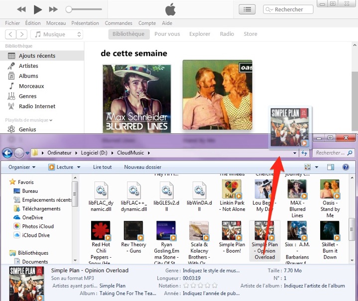 Comment mettre de la musique sur iTunes depuis PC/Mac