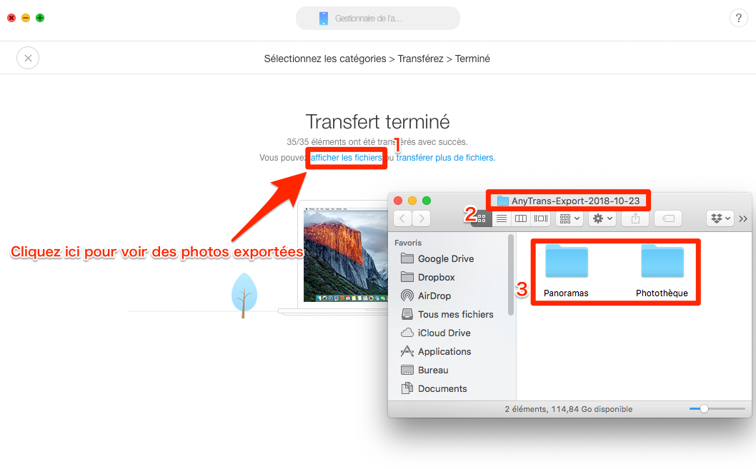 Comment importer des photos d'iPhone vers Mac