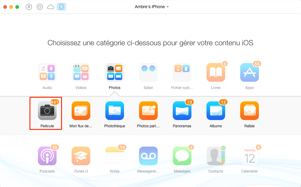 Comment importer les photos iPhone vers Mac – étape 2