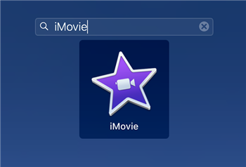 Accédez à l'application iMovie sur Mac