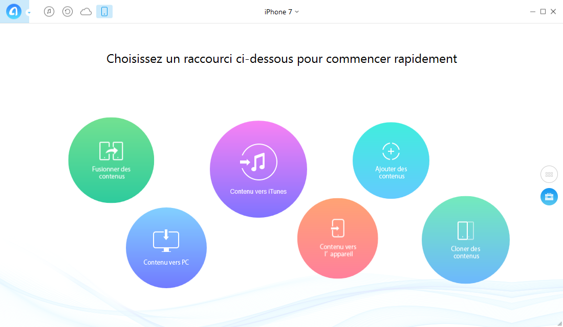 Comment exporter les photos iPhone 7 vers PC – étape 1