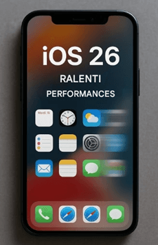 Problème de lenteur sous iOS 26
