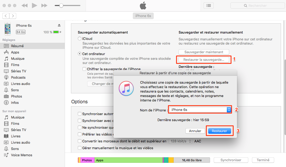 Solutions possibles pour iPhone bloqué sur
