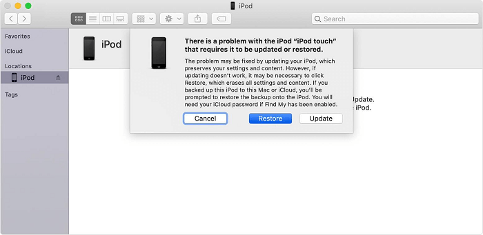 iPod desactivé se connecter a iTunes solution