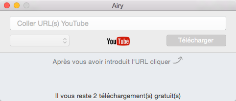 Télécharger les vidéos YouTube via Airy