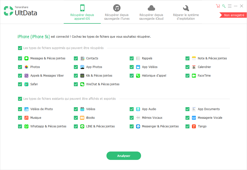 Le meilleur logiciel de récupération de SMS - UltData