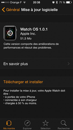 Update Apple Watch Operating System – Step 3