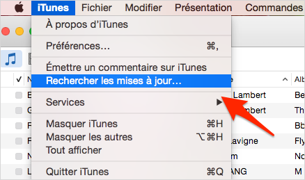 Recherchez les miseàjour