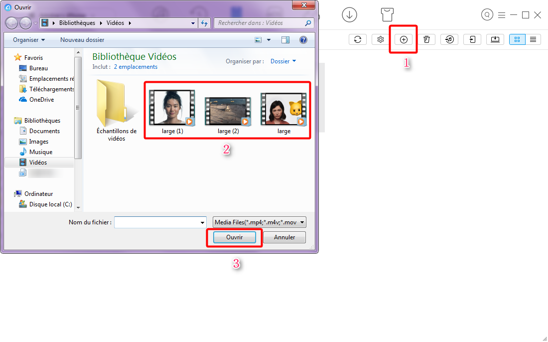 Moyen de transférer les vidéos PC/Mac vers iPhone – étape 3