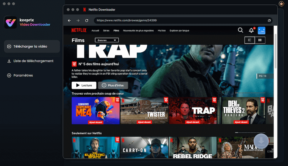 Rechercher le contenu à télécharger