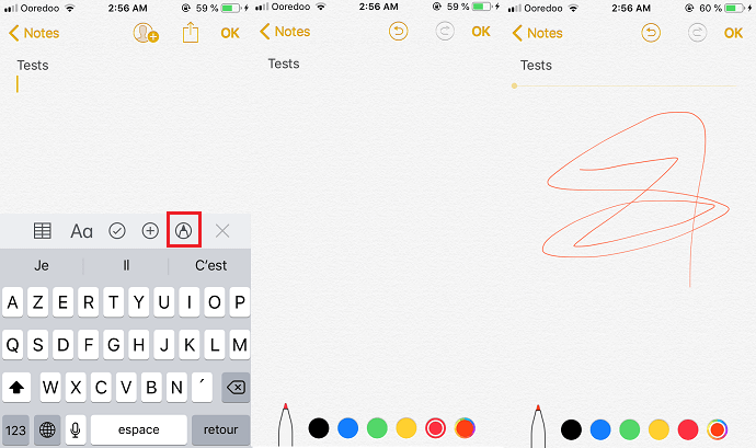 change iphone notes to blue background color