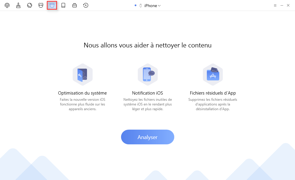 Optimisez les performances d' iOS avec PhoneClean – étape 1