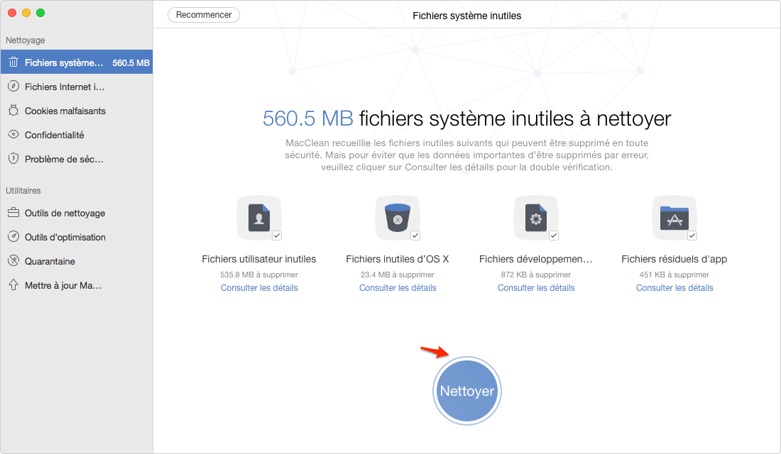 Comment optimiser Yosemite en nettoyant les fichiers inutiles – étape 3
