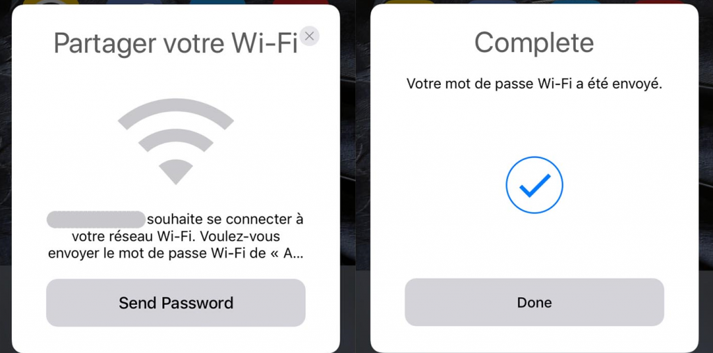 Partagez le code Wi-Fi sous iOS 13/12/11 - Étape 4
