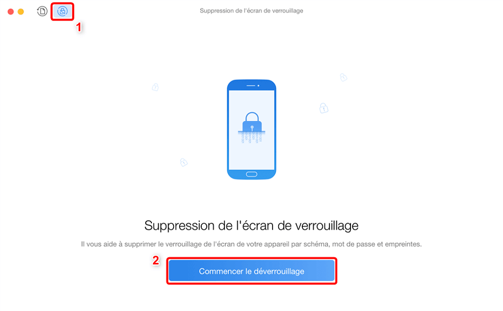 Déverrouiller le téléphone Android