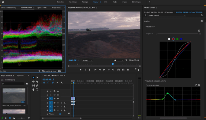  L’étalonnage dans Premiere Pro