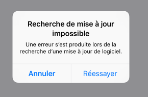 Problèmes d'iOS 10 - bloqué sur la vérification des mises à jour