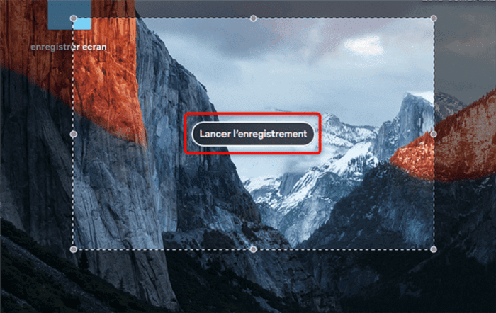 Démarrer l'enregistrement de QuickTime Player