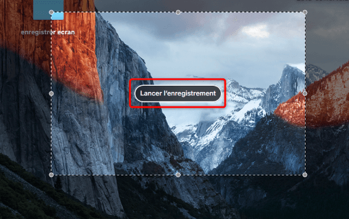 Enregistrement de l’écran du Mac
