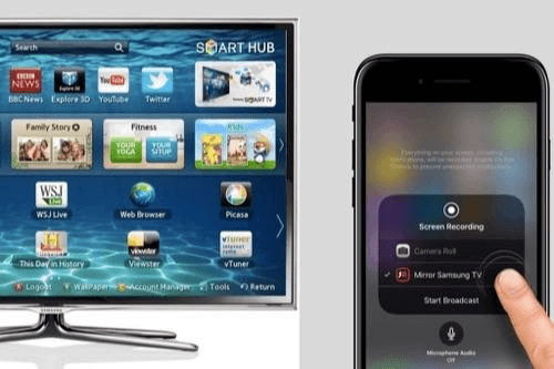 Comment recopie écran iPhone TV Samsung via AirPlay