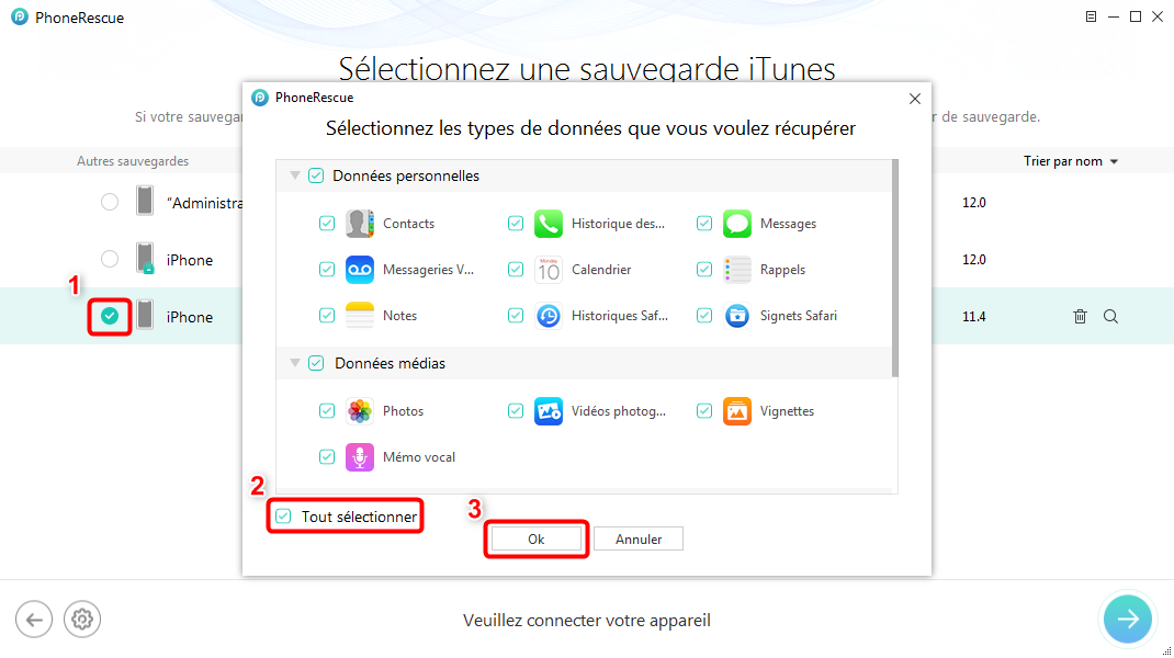 Recover iPhone data after iOS 12 restore