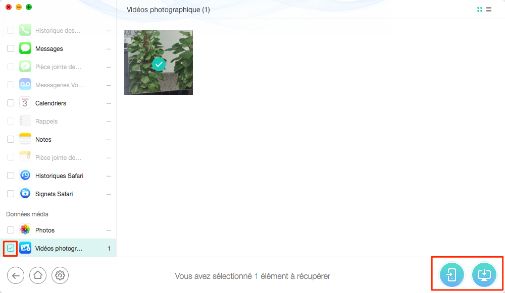 Récupérer les vidéos