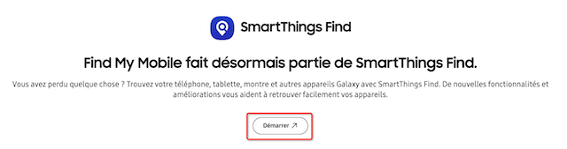 Find My Mobile - SmartThings Find