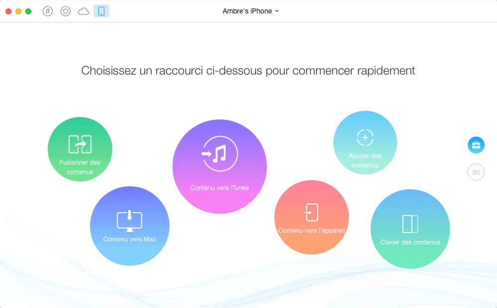 Sauvegarder ancien iPhone sur l’ordinateur via AnyTrans