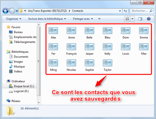 comment copier son repertoire iphone sur pc