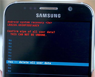 Samsung Galaxy S6 bloqué sur logo