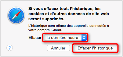 Supprimer l'historique de Safari sur Mac - étape 3