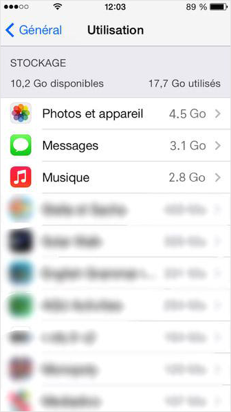 Effacer définitivement SMS sur iPhon