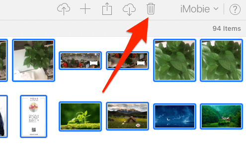 Supprimer les photos stockées dans iCloud