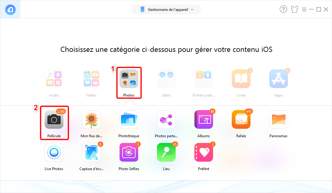 【4 méthodes】Supprimer toutes les photos iPhone Guide d’iMobie