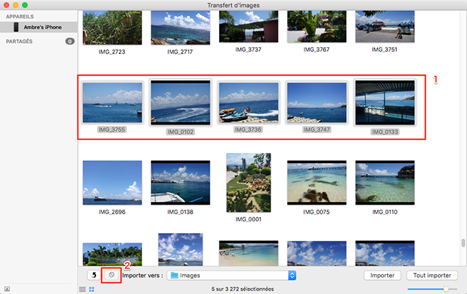 Comment supprimer les photos iPhone depuis Mac