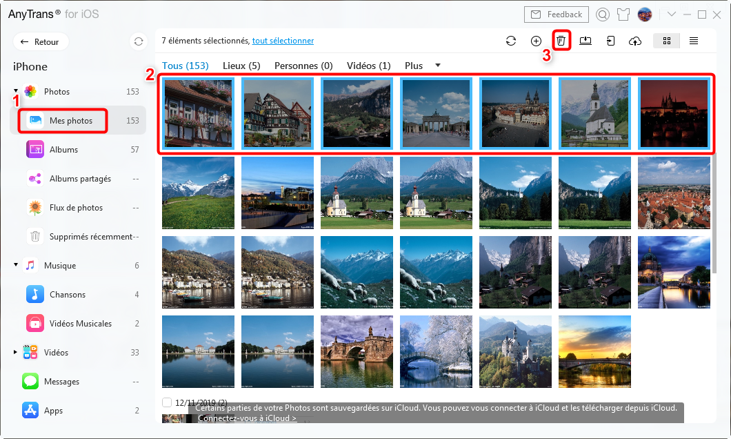 【4 Méthodes】Supprimer toutes les photos iPhone Guide d’iMobie