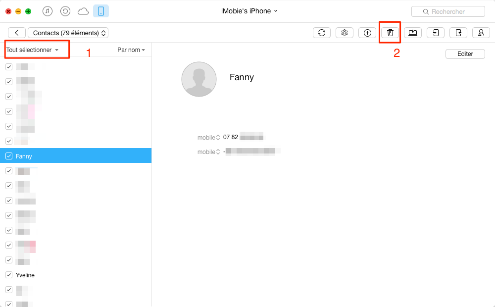 Comment supprimer les contacts iPhone avec facilité