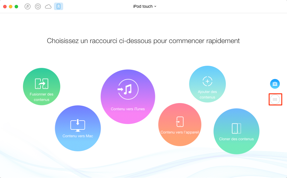 Comment supprimer les vidéos sur iPod touch – étape 1