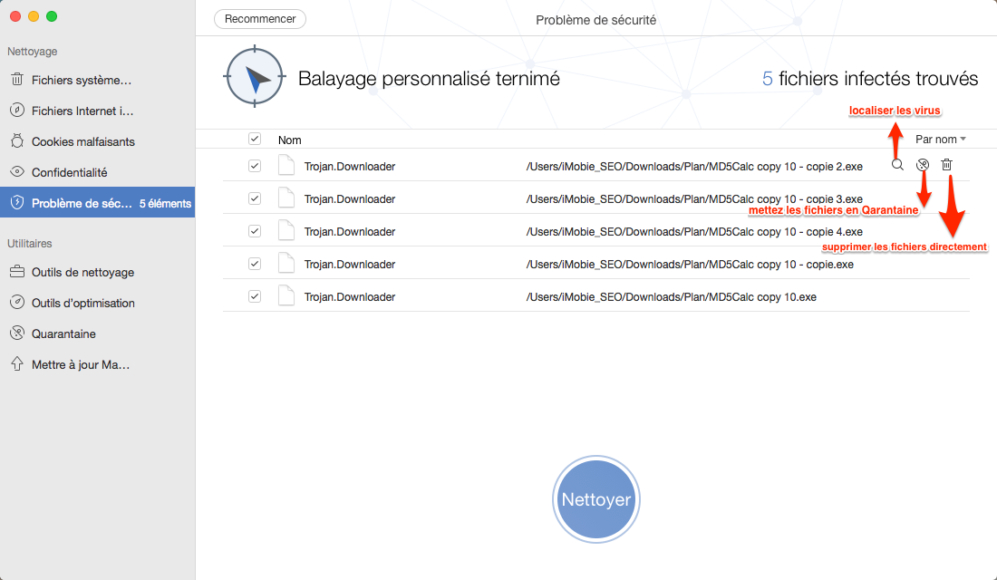 Comment enlever Torjan Virus sur Mac - étape 4